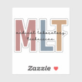 Sticker Technicien de laboratoire Médicale MLT Technique d (Feuille)