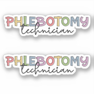 Sticker Technicien en pharmacie PBT Phlebotomie