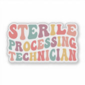 Sticker Technicien en traitement stérile (Devant)