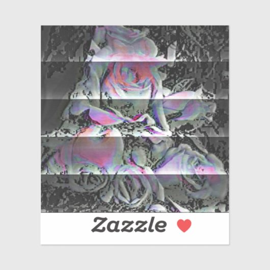 Sticker Techno Bouquet (Feuille)