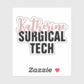 Sticker Technologie chirurgicale personnalisée | Technolog (Feuille)