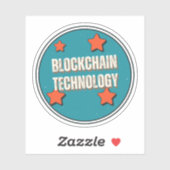Sticker Technologie de blockchain (Feuille)