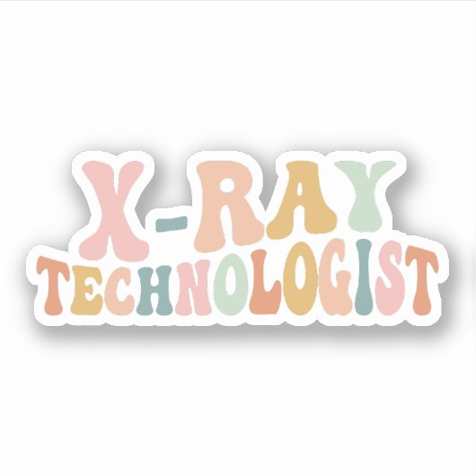 Sticker Technologie de rayons X, Technologue de rayons X C (Devant)