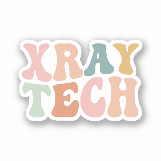 Sticker Technologie de rayons X, Technologue de rayons X C (Devant)
