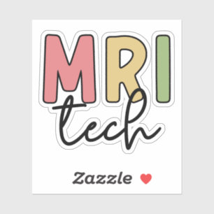 Sticker Technologie IRM   Cadeaux de technologue IRM