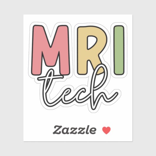 Sticker Technologie IRM | Cadeaux de technologue IRM (Feuille)