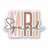 Sticker Technologue de l'équipe d'IRM, radiologie, IRM (Devant)