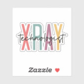 Sticker Technologue en radiologie de la technologie Xray,  (Feuille)