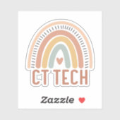 Sticker Technologue en tomographie informatique (Feuille)