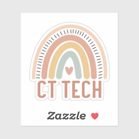 Sticker Technologue en tomographie informatique (Feuille)