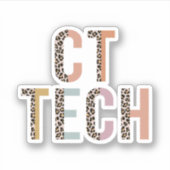 Sticker Technologue en tomographie informatique (Devant)