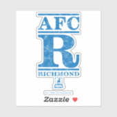 Sticker Ted Lasso | AFC R Richmond Text Logo (Feuille)