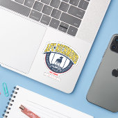 Sticker Ted Lasso | AFC Richmond Athletic Circle Badge (Ordinateur portable avec iPhone)