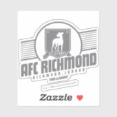Sticker Ted Lasso | AFC Richmond Graphisme de la bande d'a (Feuille)