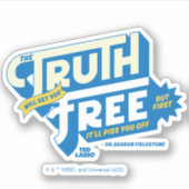 Sticker Ted Lasso | La Vérité Vous Libérera (Devant)