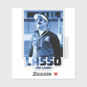 Sticker Ted Lasso | Lasso Photo Portrait Graphique (Feuille)
