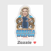 Sticker Ted Lasso | Rebecca Welton Bobblehead (Feuille)