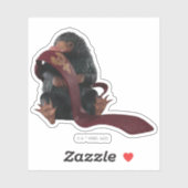 Sticker Teddy Avec Cravate Graphique (Feuille)