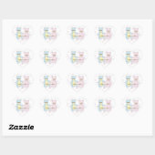 Sticker Teddy Bear Twins (Feuille)