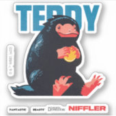 Sticker Teddy Vintage Graphic (Devant)