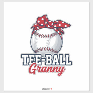 Sticker Tee Ball Mamie Baseball Bow Vintage Shirt_1