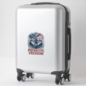 Sticker Tee-shirt graphique vectoriel de garde forestier p (Sur valise)