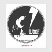Sticker Tee - shirt | Snoopy Howling (Feuille)
