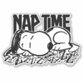 Sticker Tee - shirt | Snoopy Nap Time (Devant)