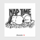 Sticker Tee - shirt | Snoopy Nap Time (Feuille)