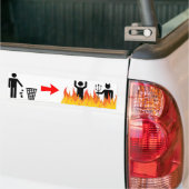 Sticker tegen zwerfafval (Op Truck)
