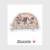 Sticker Tehachapi, Californie (Feuille)