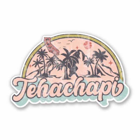 Sticker Tehachapi, Californie (Devant)