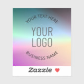 Sticker Télécharger le logo | Couleurs de dégradé changean (Feuille)