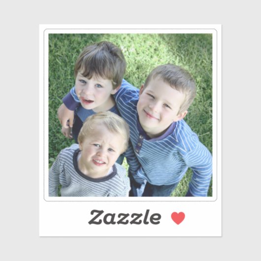 Sticker Télécharger votre photo (Feuille)