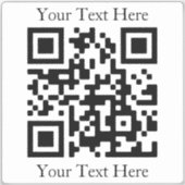 Sticker Téléchargez facilement votre propre code QR | Opaq (Recto)
