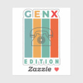 Sticker téléphonique Vintage Gen X Edition (Feuille)