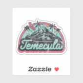 Sticker Temecula, Californie (Feuille)