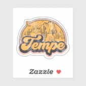 Sticker Tempe, Arizona (Feuille)