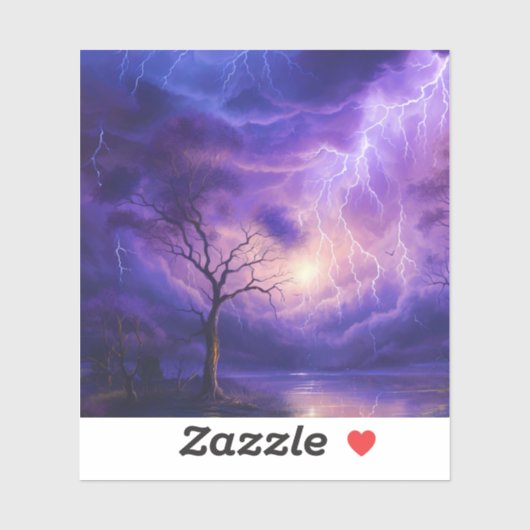 Sticker Tempête d'éclat (Feuille)