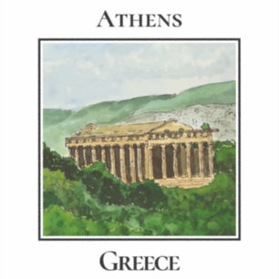 Sticker Temple d'Héphaïstos, Athènes Grèce