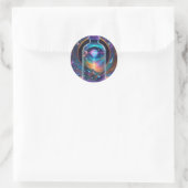 Sticker - Temps dans une bouteille; Galaxie Prisma (Sac)