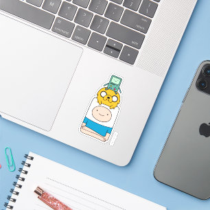 Sticker Temps d'aventure BMO, Jake & Finn