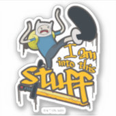Sticker Temps d'aventure | Finn "Je Suis Dans Ce Genre De (Devant)