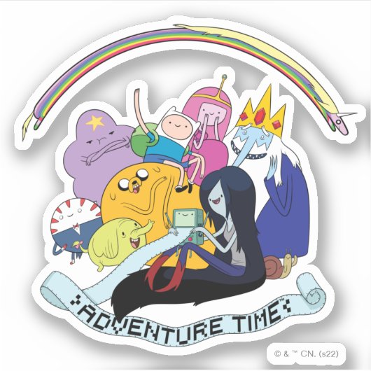 Sticker Temps d'aventure | Graphique de groupe BMO (Devant)
