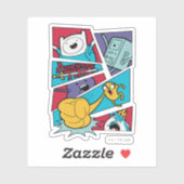 Sticker Temps d'aventure | Graphique du panneau d'action (Feuille)