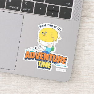 Sticker Temps d'aventure Jake Flottant Avec Finn