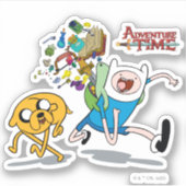 Sticker Temps d'aventure | Sac à dos Finn's Adventure Gear (Devant)