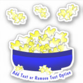 Sticker Temps de Film Popcorn (Devant)