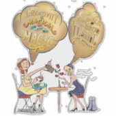 Sticker Temps de pause magique créative avec amis (Devant)