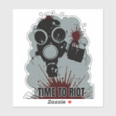 Sticker Temps de révolte (Feuille)